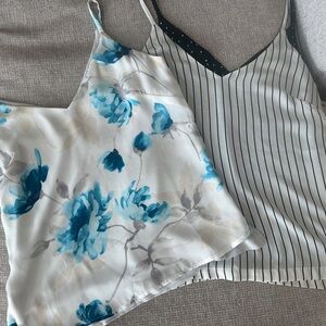 2 White House Black Market reversible Camisoles